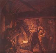 WRIGHT, Joseph The Forge (nn03) oil painting picture wholesale